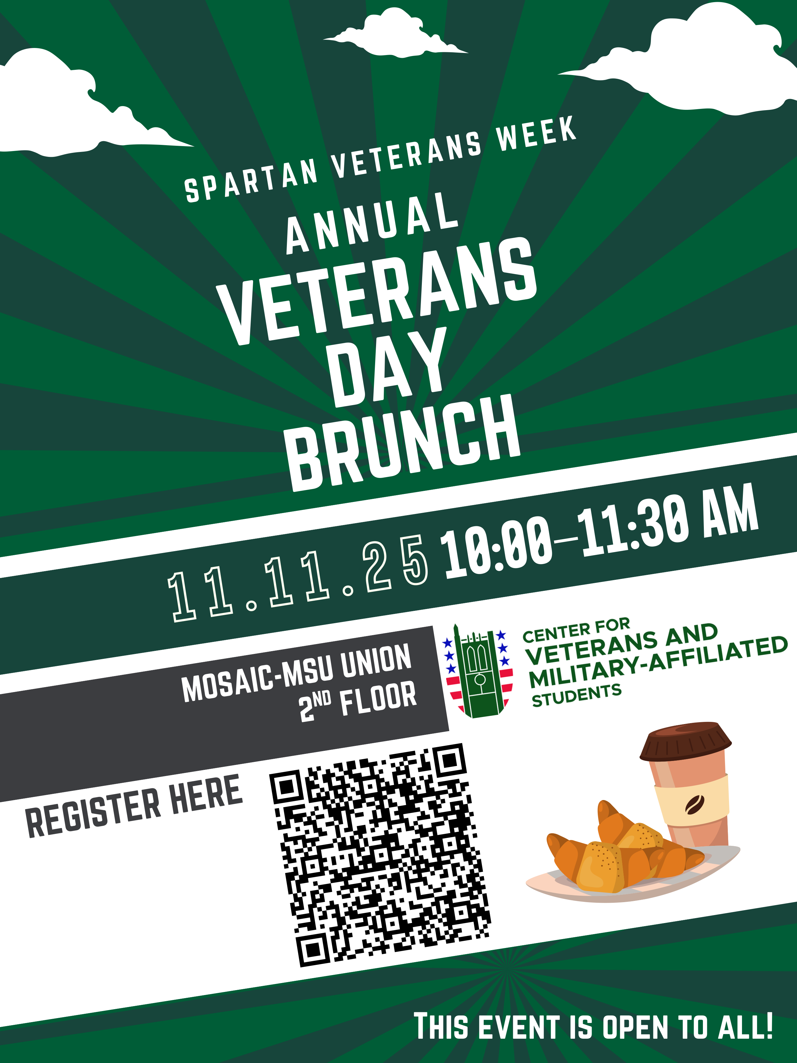 veterans day brunch 11 nov 2025 10am-11:30am